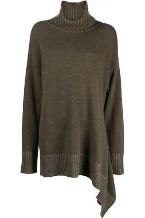 ZIGGY CHEN Asymmetrisk tröja med rullkrage