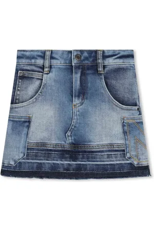 Marc Jacobs Jeanskjol med lappdesign