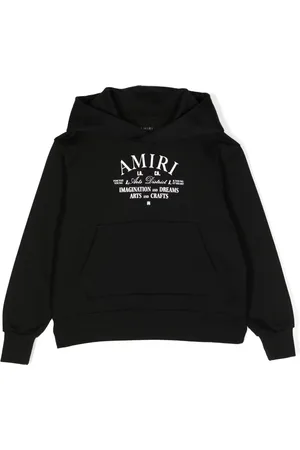 AMIRI Hoodie med logotyp