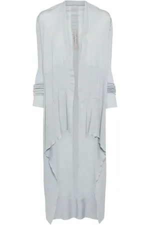 Rick Owens Lång omlottkofta