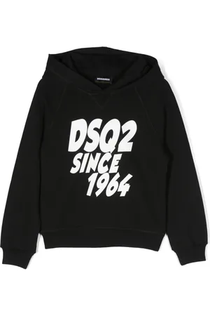 Dsquared2 Hoodie med logotyp