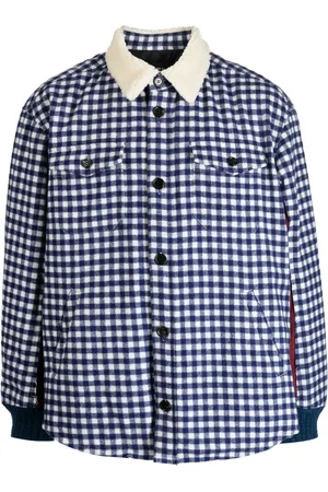 UNDERCOVER Ginghamrutig skjortjacka