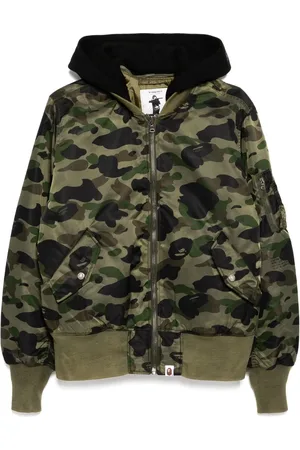 A Bathing Ape Bomberjacka med grafisk mönstrat