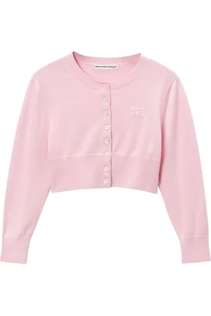 Alexander Wang Kofta med präglad logotyp och dragkedja