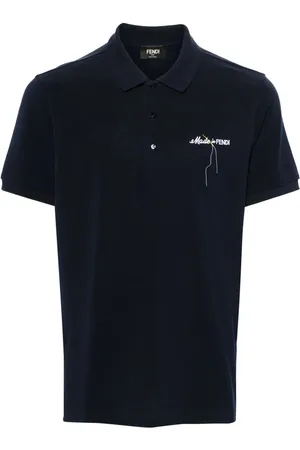 Fendi Pikétröja med broderad logotyp