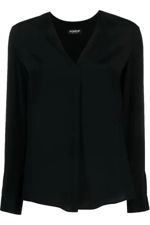 Dondup Blus med logotypplakett
