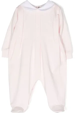 SIOLA Plisserad body med broderade prickar
