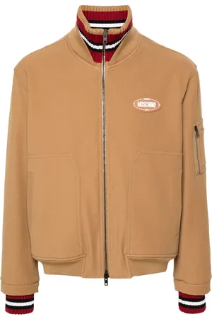 Moschino Bomberjacka med logotypmärke