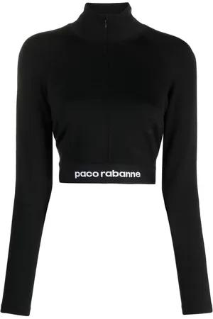 Paco rabanne Croptop med logotypband