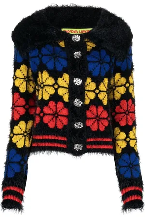Chopova Lowena Rile blommig kofta i jacquard