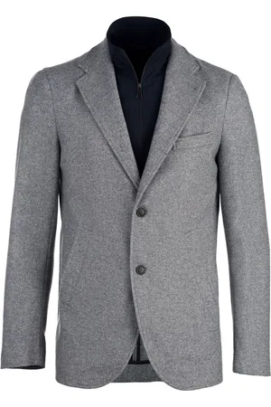 Norwegian Wool Blazer med metallic effekt