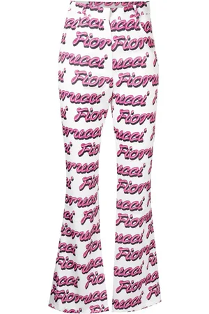 Fiorucci Utsvängda byxor med hög midja