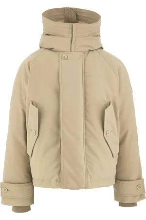 Salvatore Ferragamo Vadderad jacka med huva