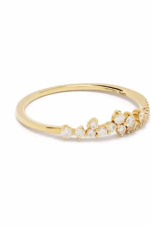 DJULA Fairy Tale X diamantring i 18K gult guld