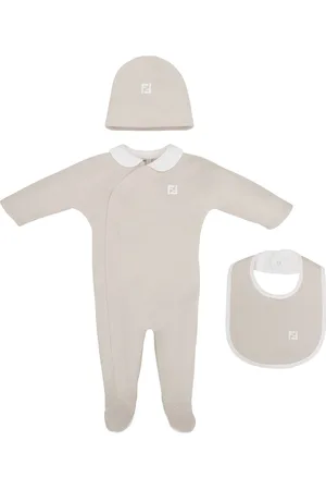 Fendi Sparkdräkt med broderad logotyp