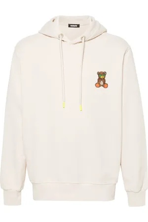 BARROW Hoodie med flockad björn