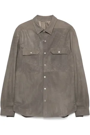 Rick Owens Skjortjacka i läder