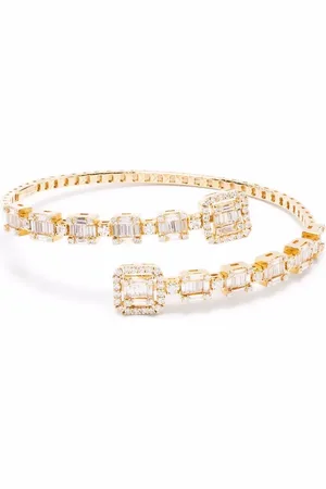 MONAN Diamantarmband i 18K gult guld