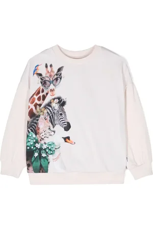 Molo Stor djurmönstrad sweatshirt