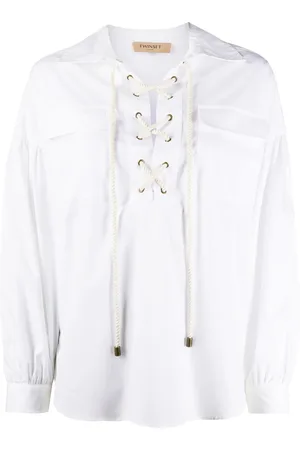 Twin-Set Blus med lös passform