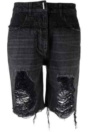 Givenchy Knälånga jeansshorts