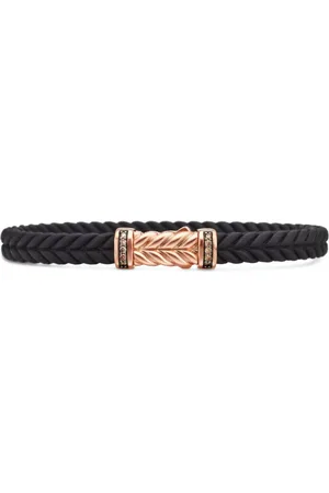 David Yurman Chevronmönstrat armband i 18K roséguld (6 mm)