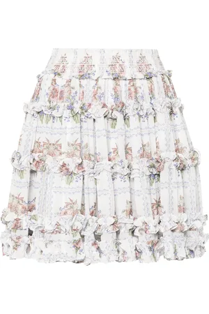 Needle & Thread Blommig volangkjol