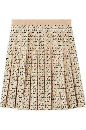 Tory Burch Plisserad kjol med monogram