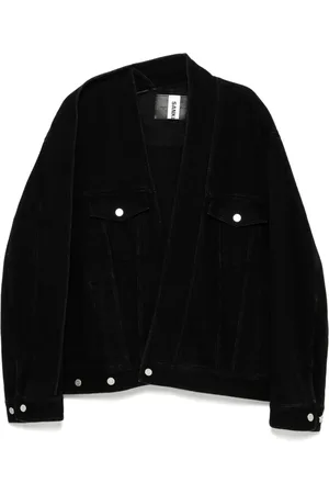 SANKUANZ Jeansjacka med asymmetrisk krage