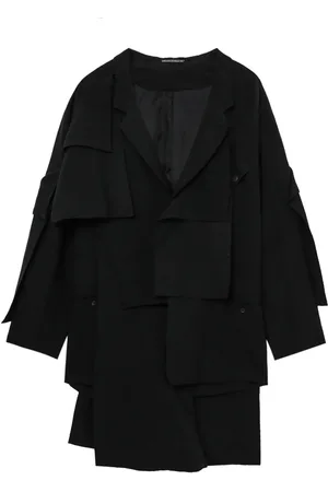 YOHJI YAMAMOTO Väst med utskuren detalj