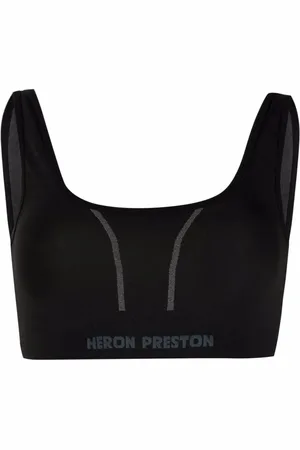 Heron Preston Intarsiastickat croptop med logotyp