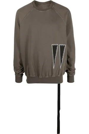Rick Owens Sweatshirt med triangelmärke