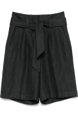 PESERICO SIGN Shorts med plisserad detalj