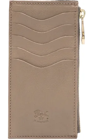 IL BISONTE Vertical läderplånbok