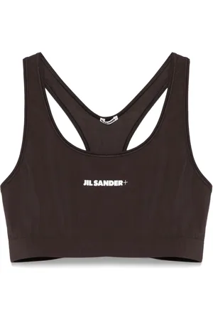 Jil Sander Sportbehå med logotyp