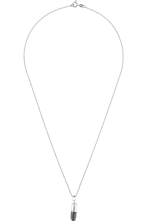 TRUE ROCKS Halsband med glittrigt pillerhänge