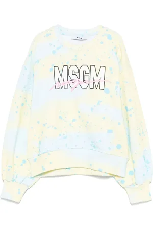 Msgm Sweatshirt med logotyp