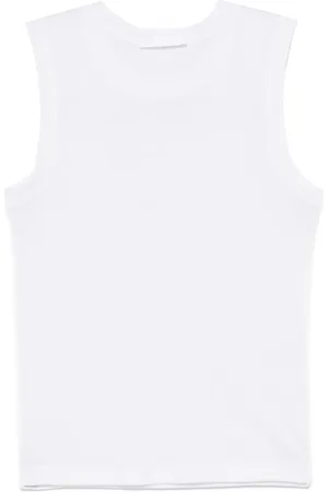 Helmut Lang Linne med broderad logotyp