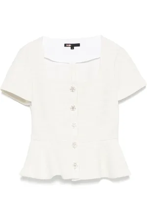 Maje Topp med vävd design