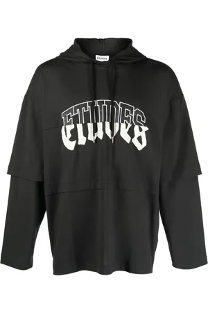 Etudes Pave hoodie med lagerdesign