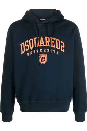 Dsquared2 University hoodie med dragsko