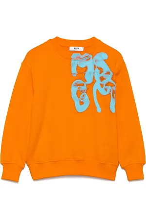 Msgm Sweatshirt med logotyp