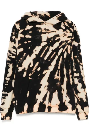Stain Shade Batikmönstrad hoodie