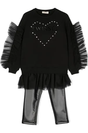 Twin-Set Volangtröja med logotyp