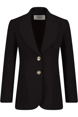 Giambattista Valli Enkelknäppt blazer med präglade knappar