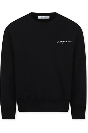 Msgm Sweatshirt med broderad logotyp