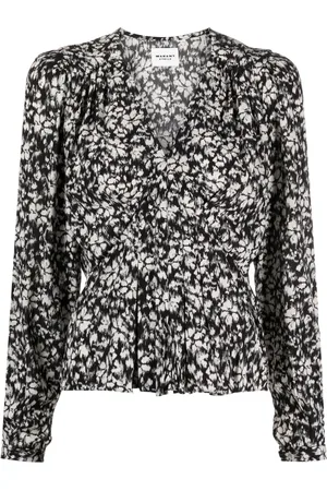 Marant Etoile Eddy blommig blus