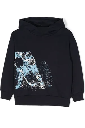 Il gufo Hoodie med grafiskt tryck