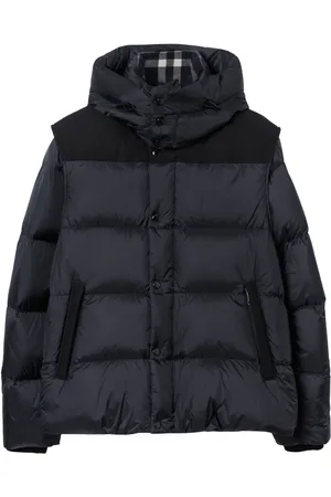 Burberry Vadderad jacka med logotypmärke
