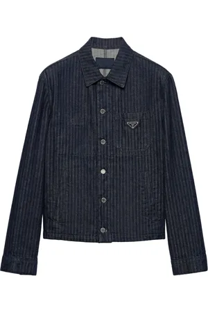 Prada Chevronmönstrad jeansjacka